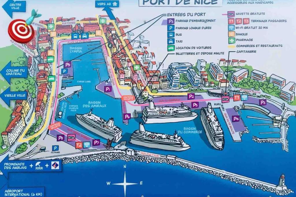 Atypique Studio Port De Nice Διαμέρισμα Εξωτερικό φωτογραφία